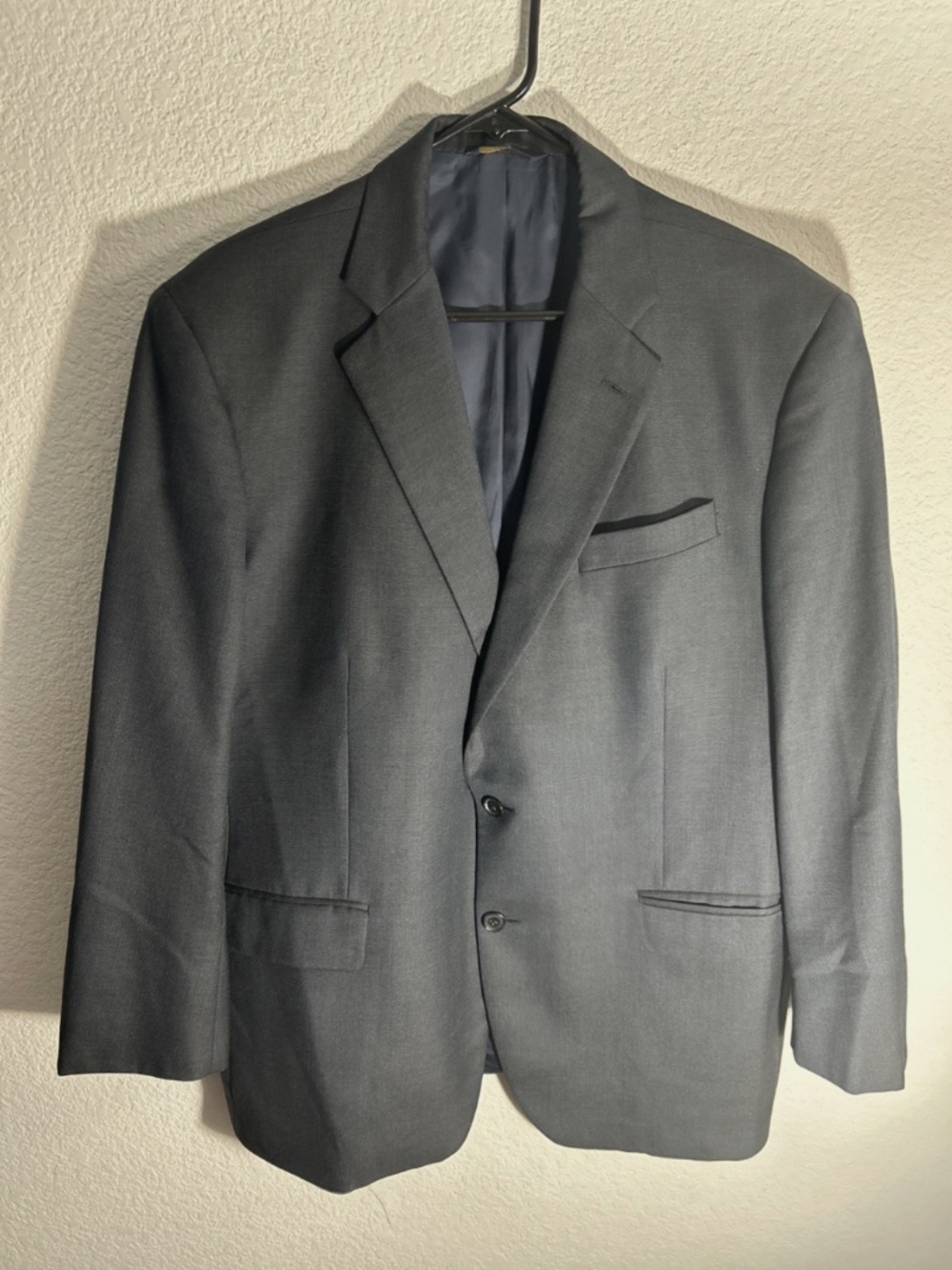 Brooks Brothers Blazer Mens 45R Blue 1818 Madison SaxXon Jacket Made in USA